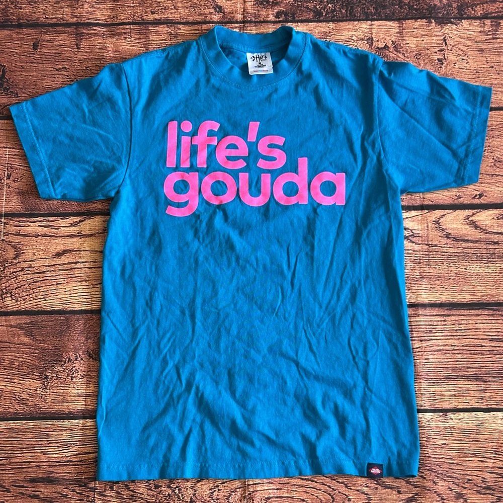 Dietz & Watson Life’s‎ Gouda Blue Graphic T-shirt Size Medium